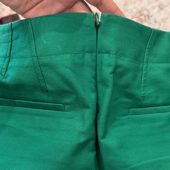 J. Crew hunter green Number.2 pencil skirt Sz.0 - Picture 3 of 8